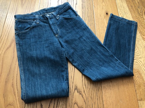 WRANGLER ROCKVILLE MUJER BOTONES ALGODÓN AZUL MEDIO VAQUEROS RECTOS W29 L34 - Imagen 2 de 18