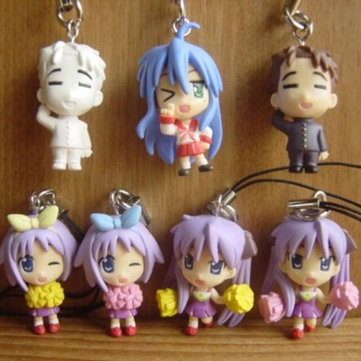 Bandai Ein30CB Lucky Star Swing 2 Full Set 7 Figures Authentic Rare Limited