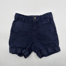 Janie And Jack Special Occacion Shorts Youth Boys Size 3Y 55 Linen Blue. 39529