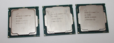 Lot of 3 x Intel Core i5-7500 SR335 Processor 7th Gen 3.40GHz TESTED!