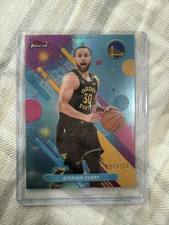 2025-26 Topps Finest Stephen Curry Common Sky Blue Refractor /350