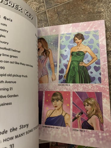 Taylor Swift Forever Mal-, Aktivitäts- & Faktenbuch mit Vollfarbfotos Neu - Bild 12 von 12