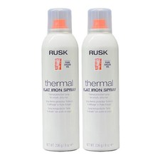 Rusk Thermal Flat Iron Spray 8.8 Oz Pack of 2 