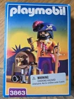 PLAYMOBIL 3863 Pirate Captain Silversword Barrel Keg Blackbeard vintage 1996 NEW