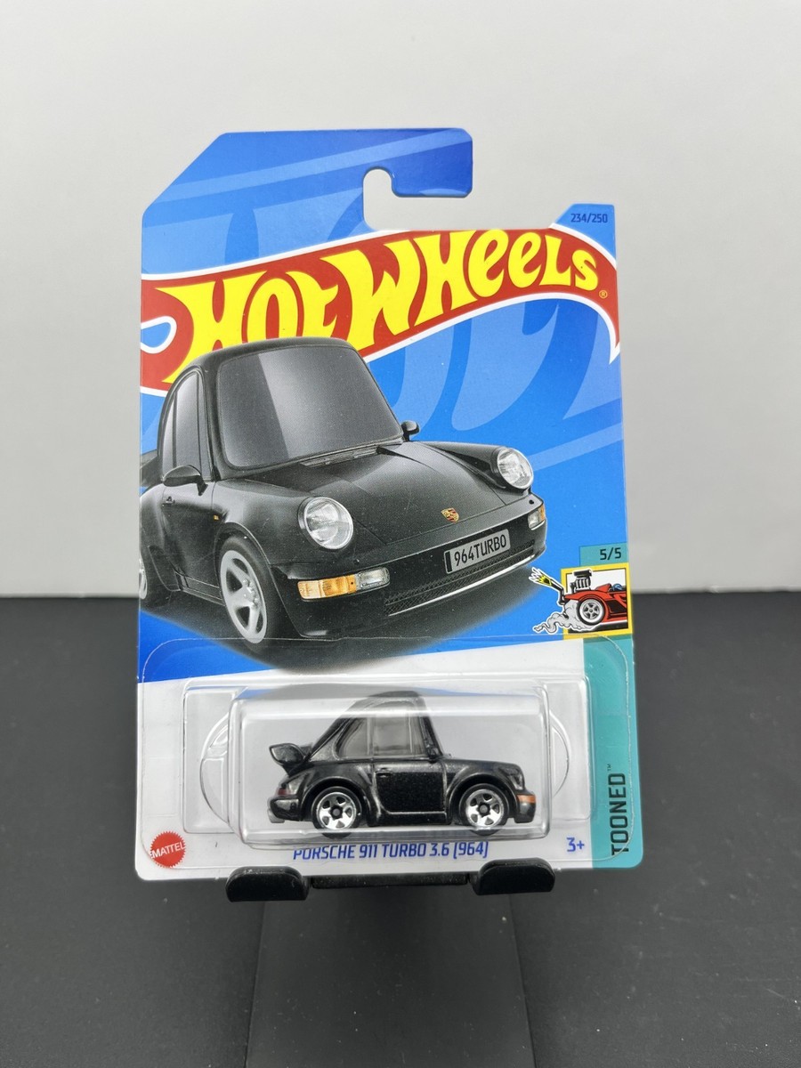 Hot Wheels 2023 Mainline Tooned Porsche 911 Turbo 3.6 964 Black