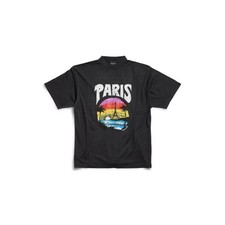 Balenciaga Paris Tropical Fit T-Shirt(PLEASE ...