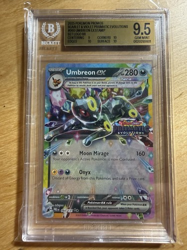Umbreon ex graded BGS 9.5 for sale on eBay