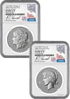 2026-P Morgan and Peace Dollar Reverse Proof 2-Coin Set NGC PF70 FDOI Harrigal