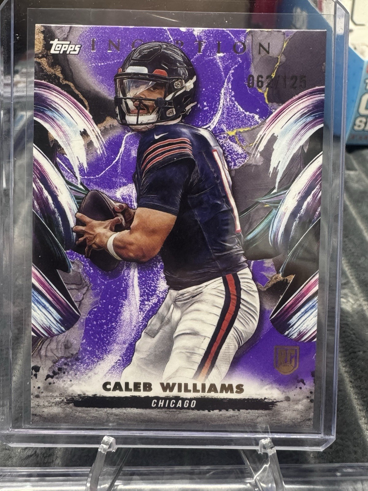 2024 Topps Inception - Caleb Williams #157 Purple /125 (RC) Chicago Bears