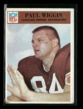 1966 Philadelphia #51 Paul Wiggin Cleveland Browns