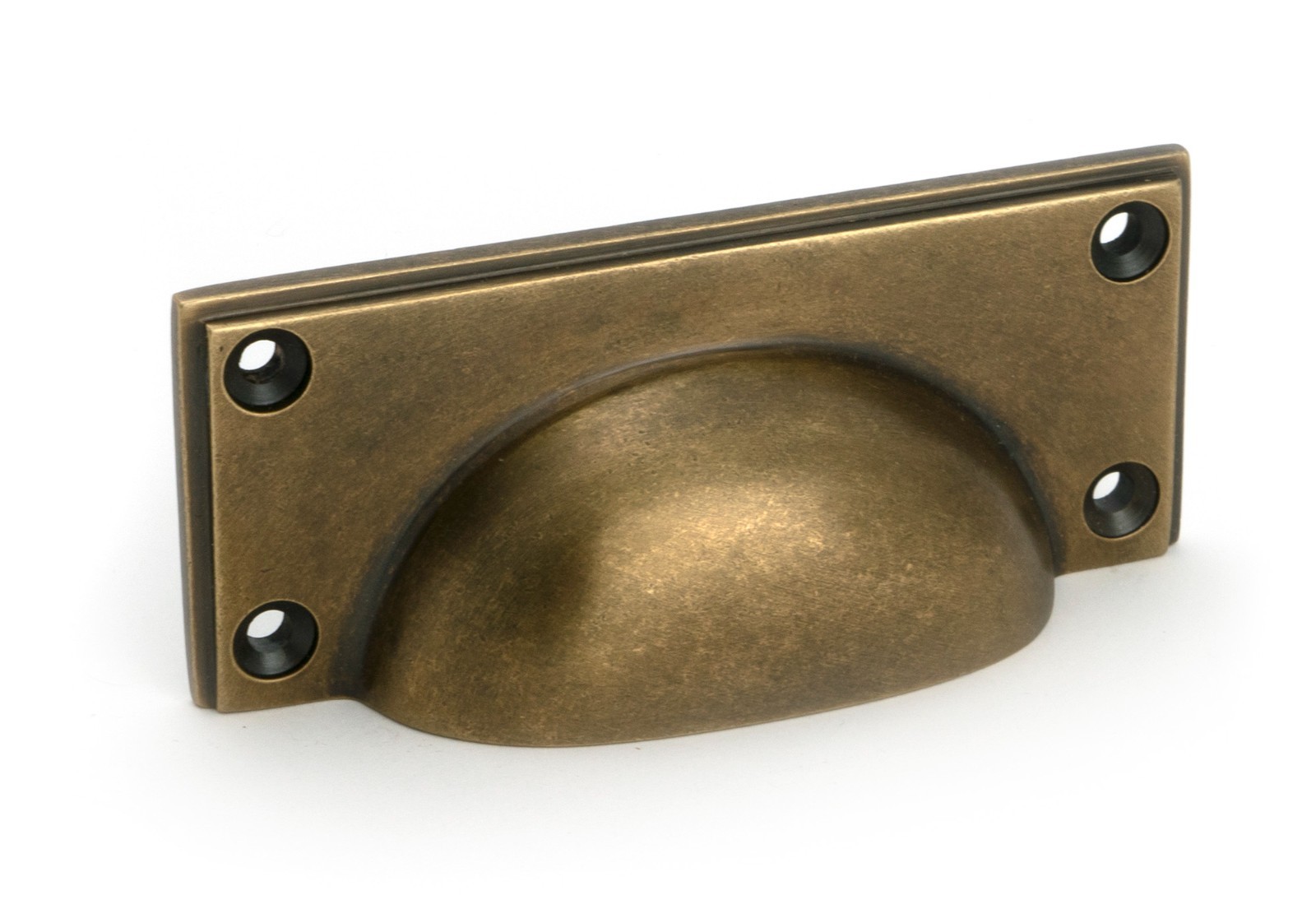 From The Anvil 50967 Burnished Brass Art Deco Drawer Pull