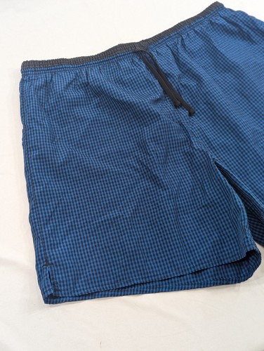 Vintage Umbro Shorts Mens XL Nylon 90s Plaid Check Soccer linerless USA made EUC - Picture 2 of 8