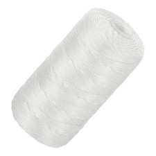 Nylon String Cord 1.5mm x 218 Yards Rope Braided Thread Beading Cord Pure White