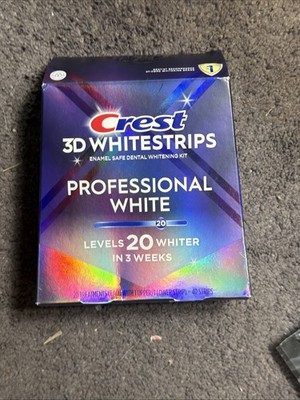 Crest 3D Whitestrips Professional White 20 Treatments Expires: 2028+