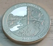 2010 S 90% SILVER Dcam PROOF GRAND CANYON  ATB Washington QUARTER - Ships Free! 