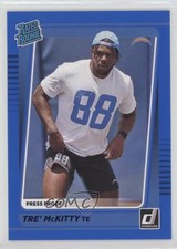 2021 Panini Donruss Rated Rookie Press Proof Blue Tre' McKitty #304 07sy