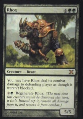 Rhox - 10th Edition: #291, Magic: The Gathering Lp C285