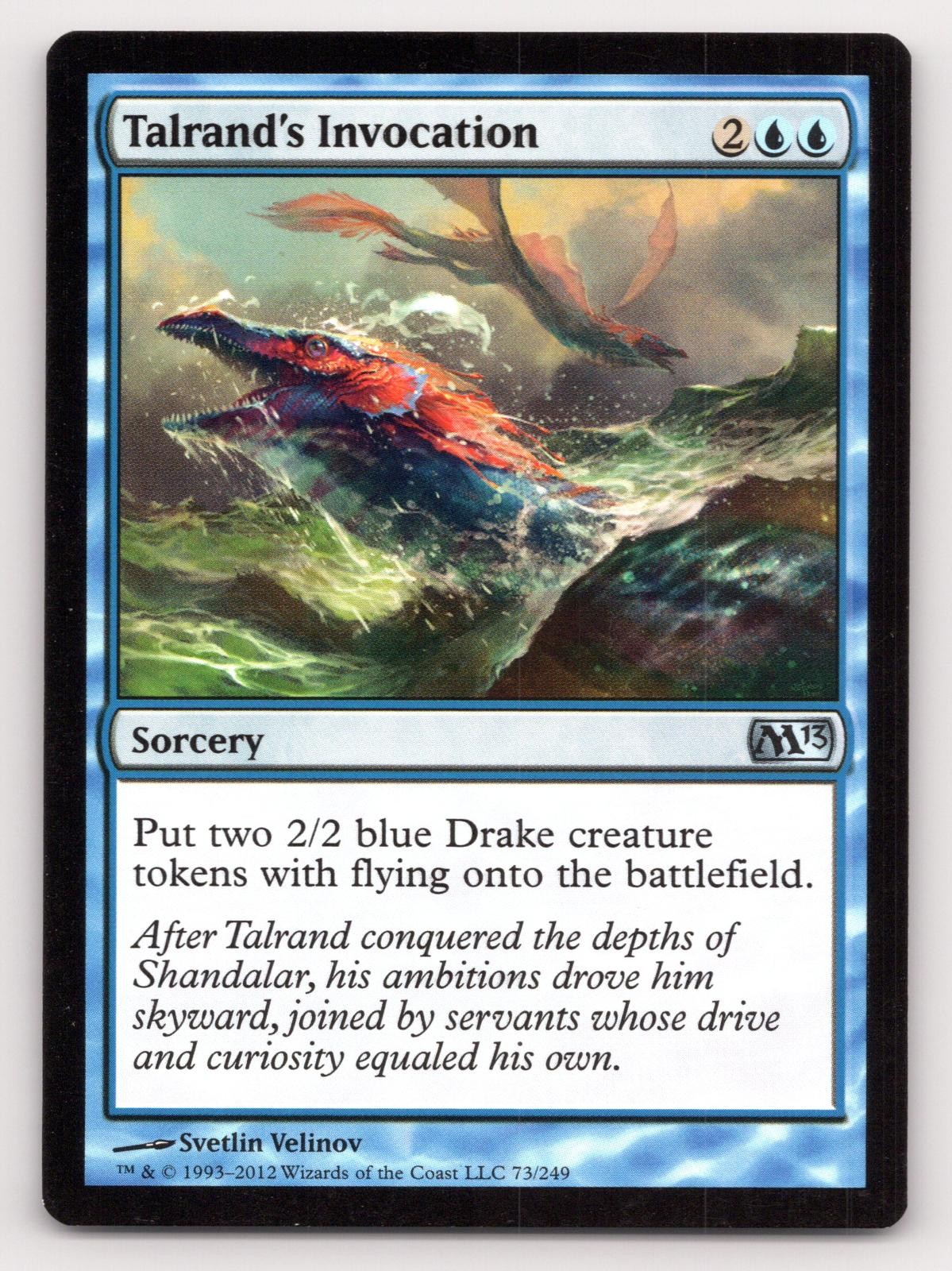 Talrand's Invocation 73 Uncommon Magic 2013 (M13) Magic: The Gathering Near Mint