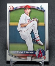 Johnny Slawinski 1st Prospect Rookie RC 2025 Bowman Draft Card #BD-153 LA Angels