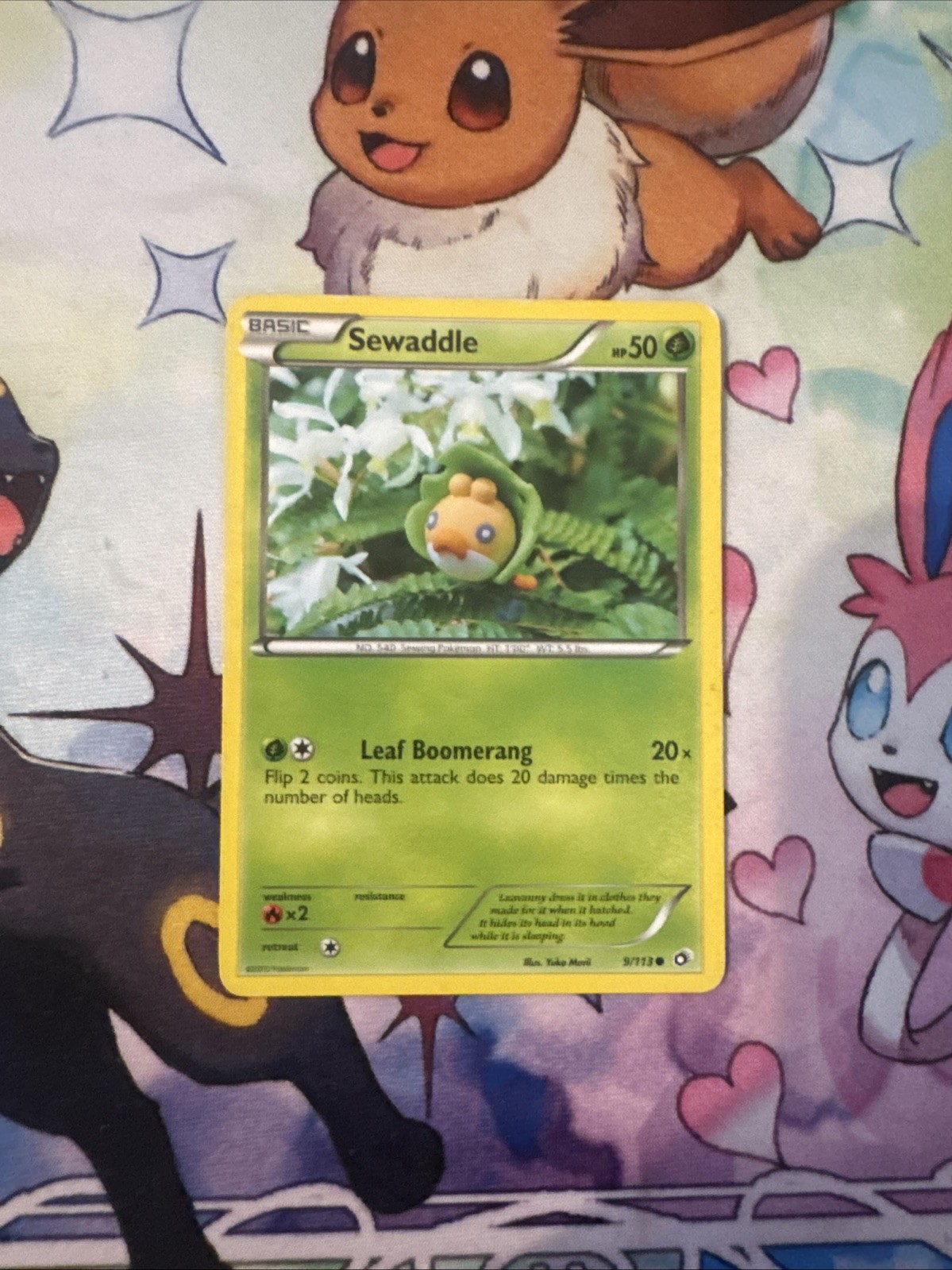 Sewaddle 9/113 Legendary Treasures Regular