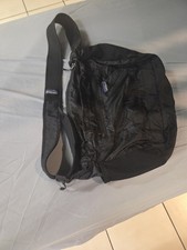 Borsa a tracolla leggera da viaggio Patagonia in nylon nero usata