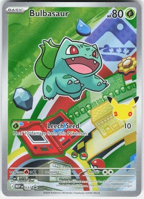 Bulbasaur 037 Holo First Partner Illustration Promo NM Pokemon Einzelkarte