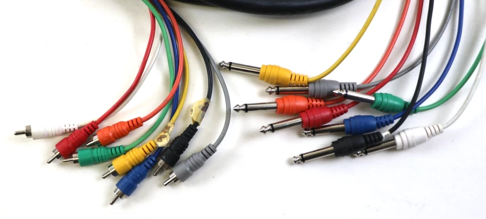 9 ft *8 channel *RCA to 1/4" snake cable *works great *see pictures * - Image 2 of 3