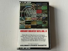 Chicago s Greatest Hits, Vol. II - Cassette Tape - 1981 - VG CONDITION