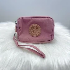 Cotton Candy Pink Small Wallet or Cosmetic Wristlet