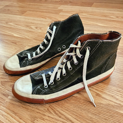Dries Van Noten Leather Sneakers Suede Colorblock Size 10 US