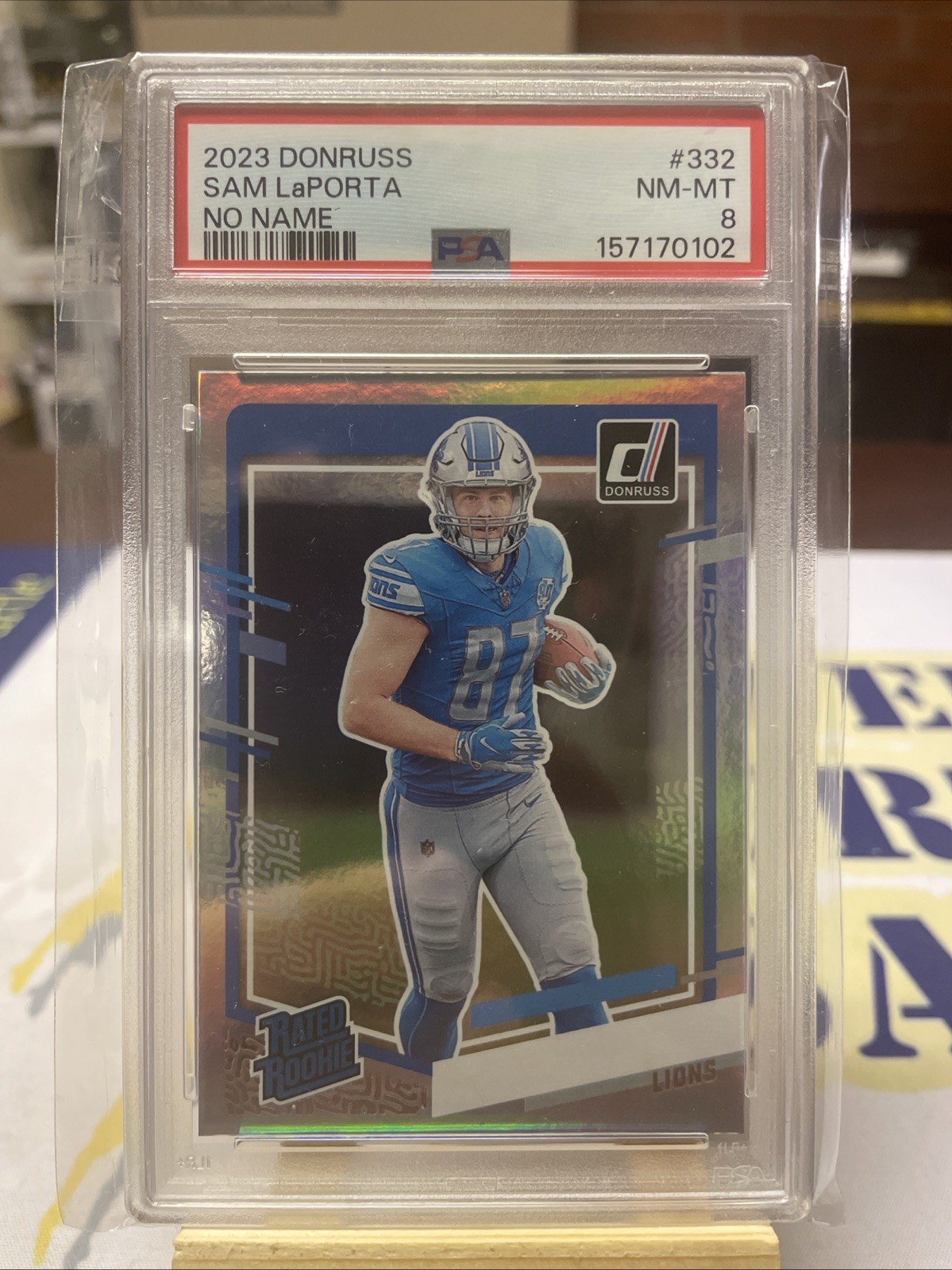 2023 Panini Donruss - Rated Rookie Sam LaPorta #332 No Name (RC)