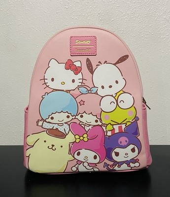Sanrio Loungefly Hello Kitty And Friends Pink Mini Backpack