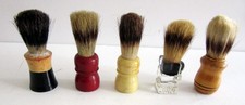 5 piece Vintage SHAVING BRUSH Collection
