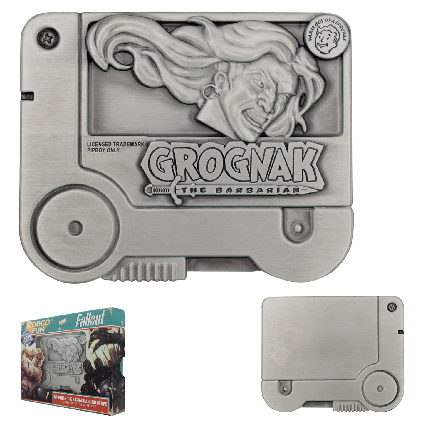 Fallout Grognak the Barbarian Holotape Metal Replica – Limited Edition, Numbered