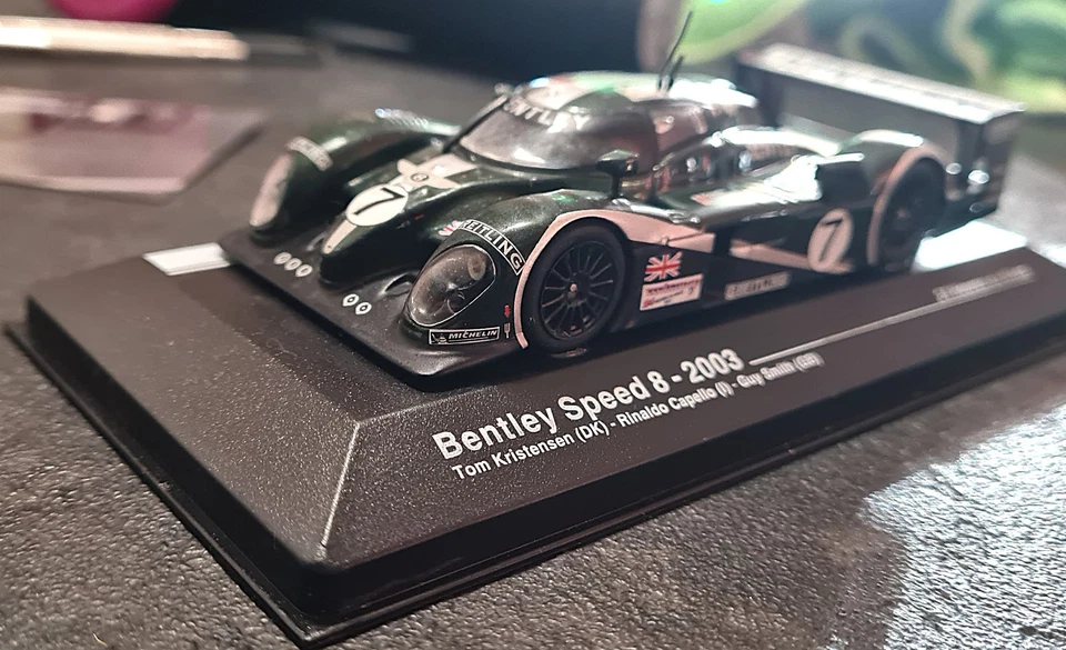 Modellino Le Mans 1:43 Bentley Speed 8 2003 Kristensen, Capello, Smith ALTAYA - Immagine 3 di 4