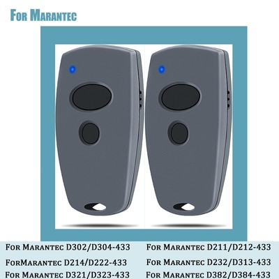 2x Garage door remotes for Marantec D302-433/D304-433, D211-433/D212-433, D214