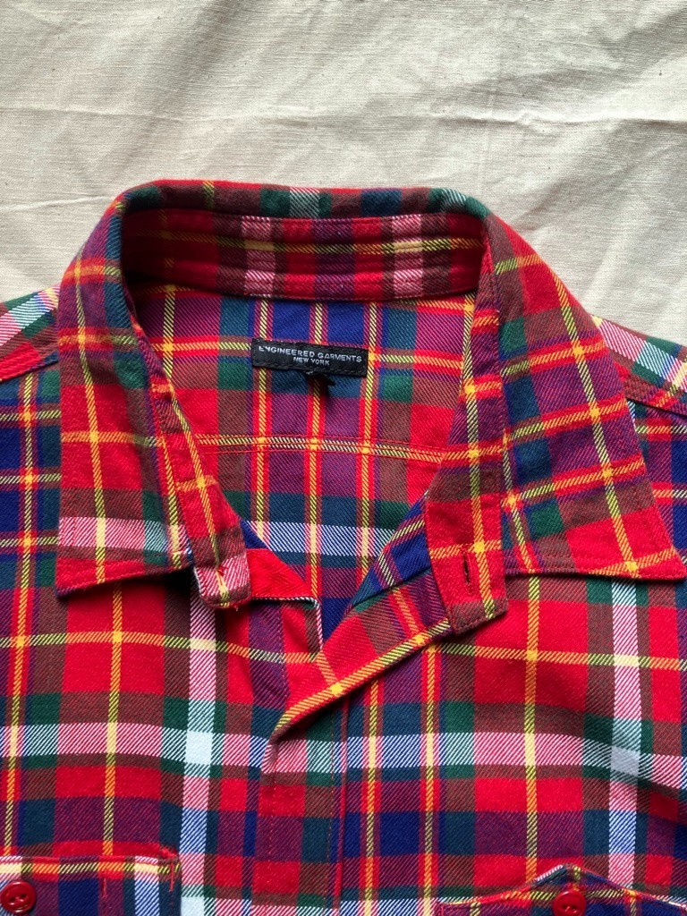 Engineered Garments Medium Oversized Colorful Hea… - image 4