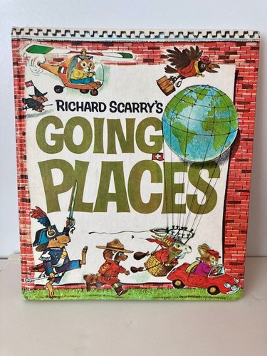 RARE 1971 Richard Scarry’s Look and Learn Library Full Set in Original Box - Picture 9 of 14