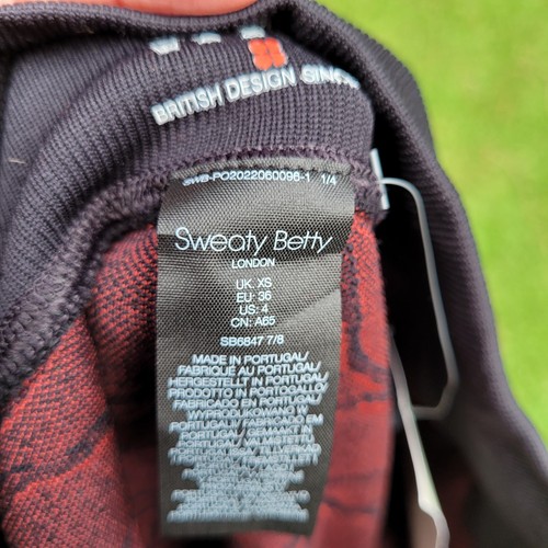 NEU!! Sweaty Betty Base Layer Leggings 7/8 Länge Red Line Mountain Gr. XS - Bild 8 von 11