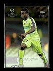 Moses Simon 2015-16 Topps UEFA Preformance Record Gold 10/50 [yyh12