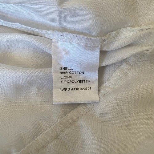 TEMT Skirt Womens 6 AU10 White Eyelet Anglaise Ruffled Vintage Y2K - Picture 11 of 12