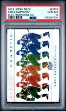 2021-22 Upper Deck #EM-24 Kirill Kaprizov Electromagnetic PSA 10