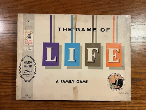 Vintage 1960 The Game of Life Game 1st Edition Milton Bradley ~ 100% Complete