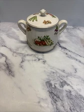 Vintage Oven To Table Ware Bean Pot 22k Gold Trim 