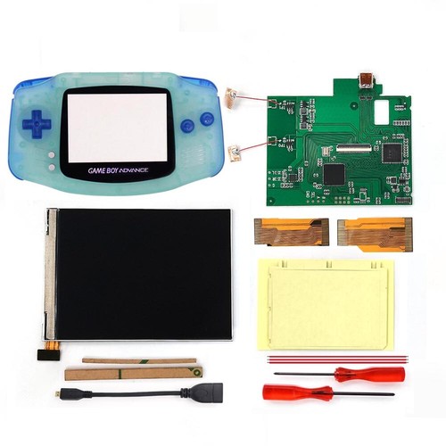 GBA V2 IPS Backlight LCD HDMI-Compatible Output Retro Pixel Kit+Colorful Buttons - Picture 43 of 70