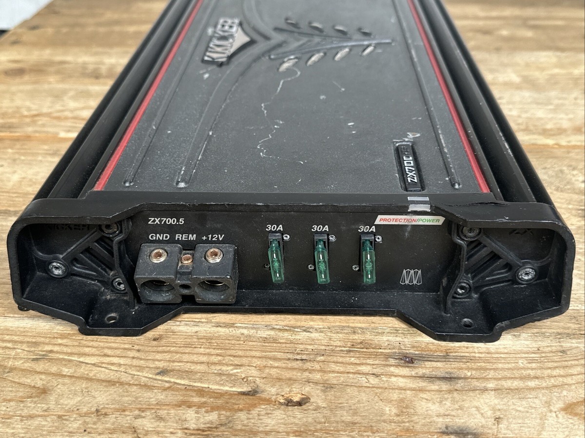 Kicker ZX700.5 5-Channel Car Stereo Amp Amplifier Tested Used | eBay