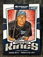 2005 Donruss DIAMOND KINGS BLUE PRESS PROOF Vernon Wells 095/100