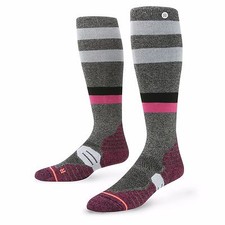 NWT YOUTH GIRLS STANCE FUSION MOTO STATICA SOCKS 18 pink casual