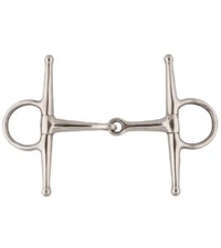 New! Stainless steel PONY SIZE FULL CHEEK SNAFFLE BIT w/ 4" mouth 180mm cheeks