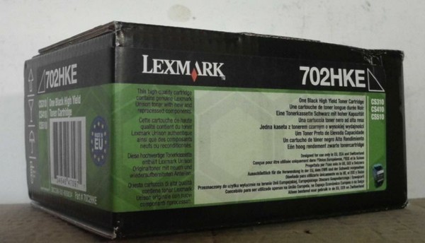 Lexmark 702HKE Toner Black FüR CS310 CS410 CS510 Ovp A-image